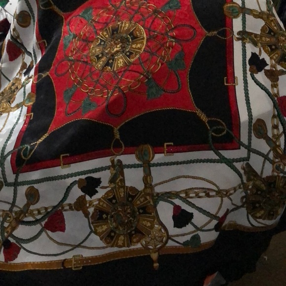 Equestrian themed scarf - Picture 2 of 5